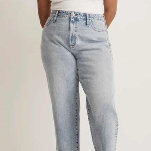 Madewell Low-Rise Baggy Straight Jean Size 32 - Picture 2 of 16